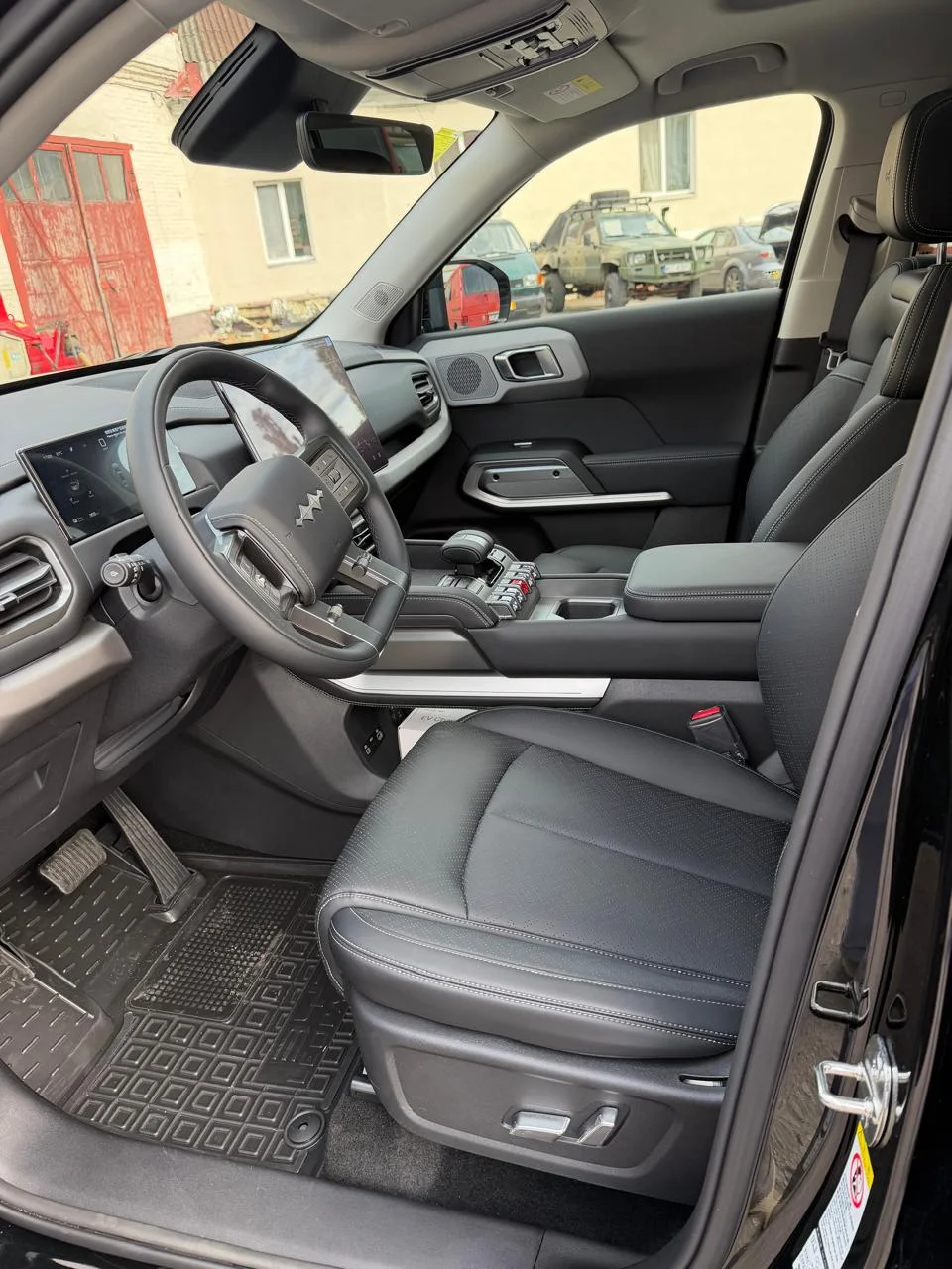 Driver seat of BYD Leopard
