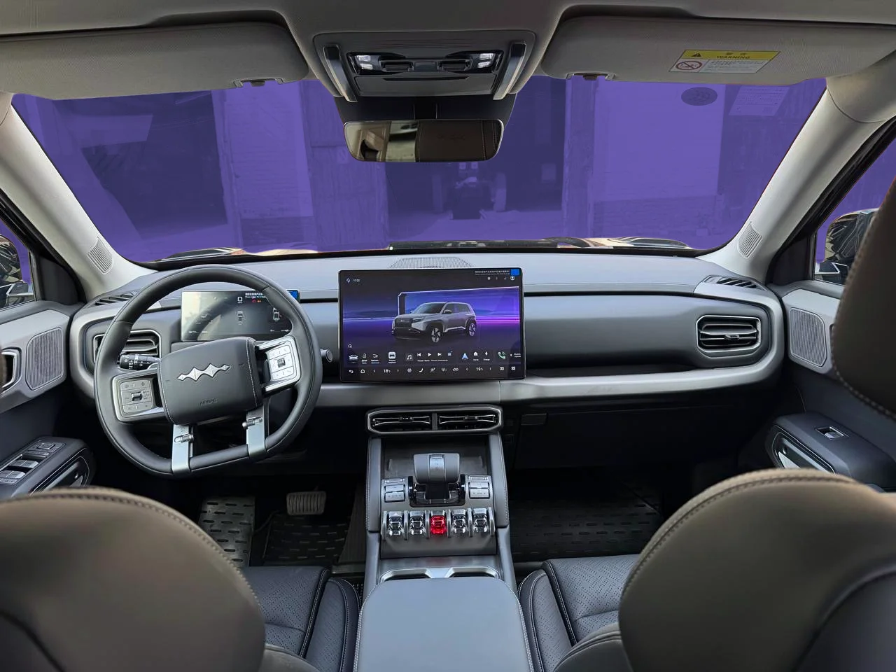 Interior of BYD Leopard