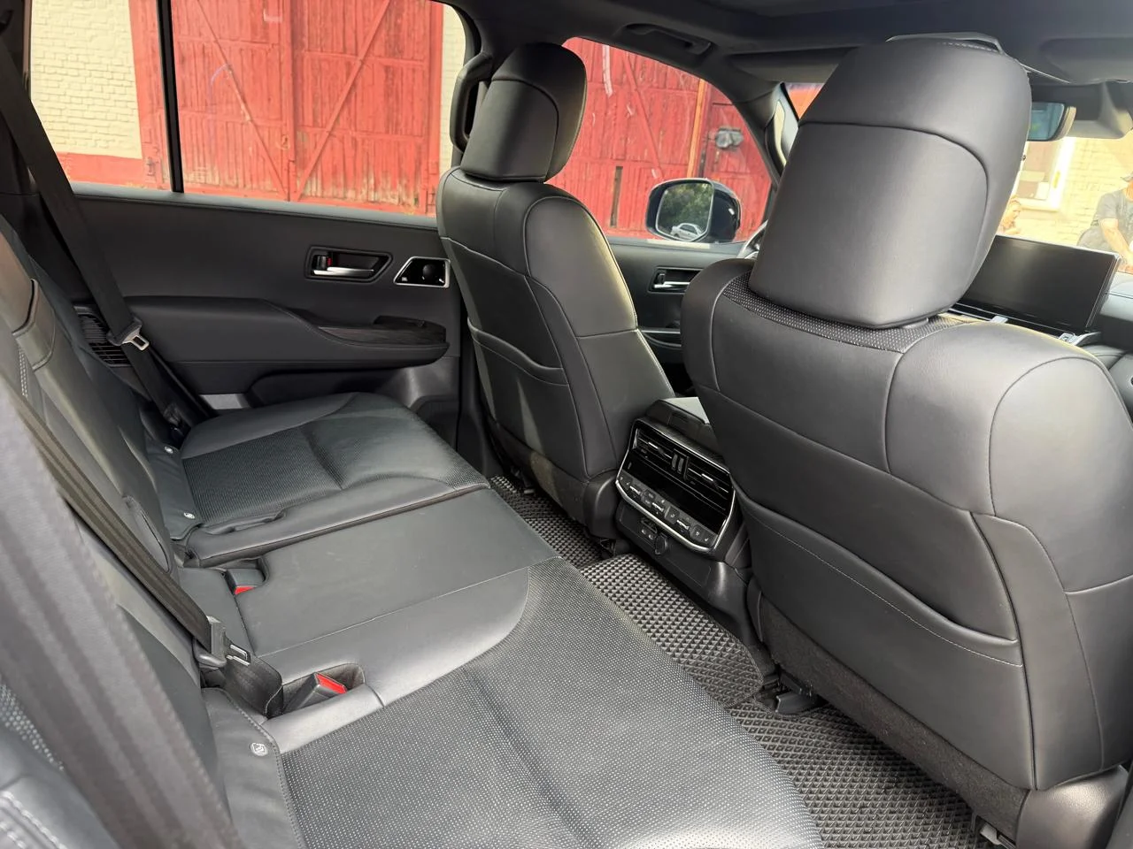 Rear seats of Toyota Land Cruiser 300