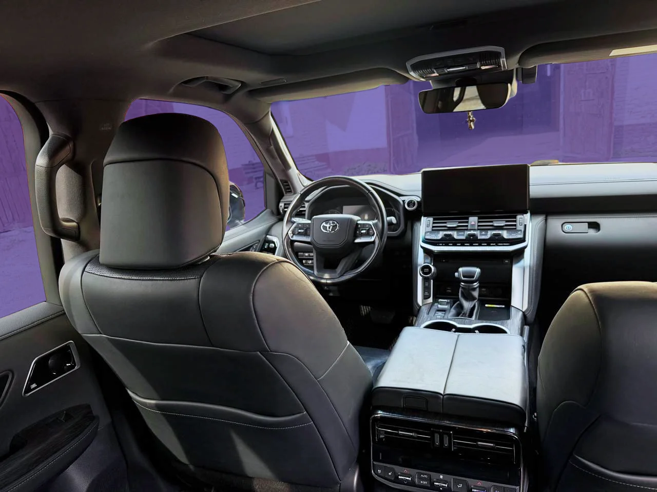 Interior of Toyota Land Cruiser 300